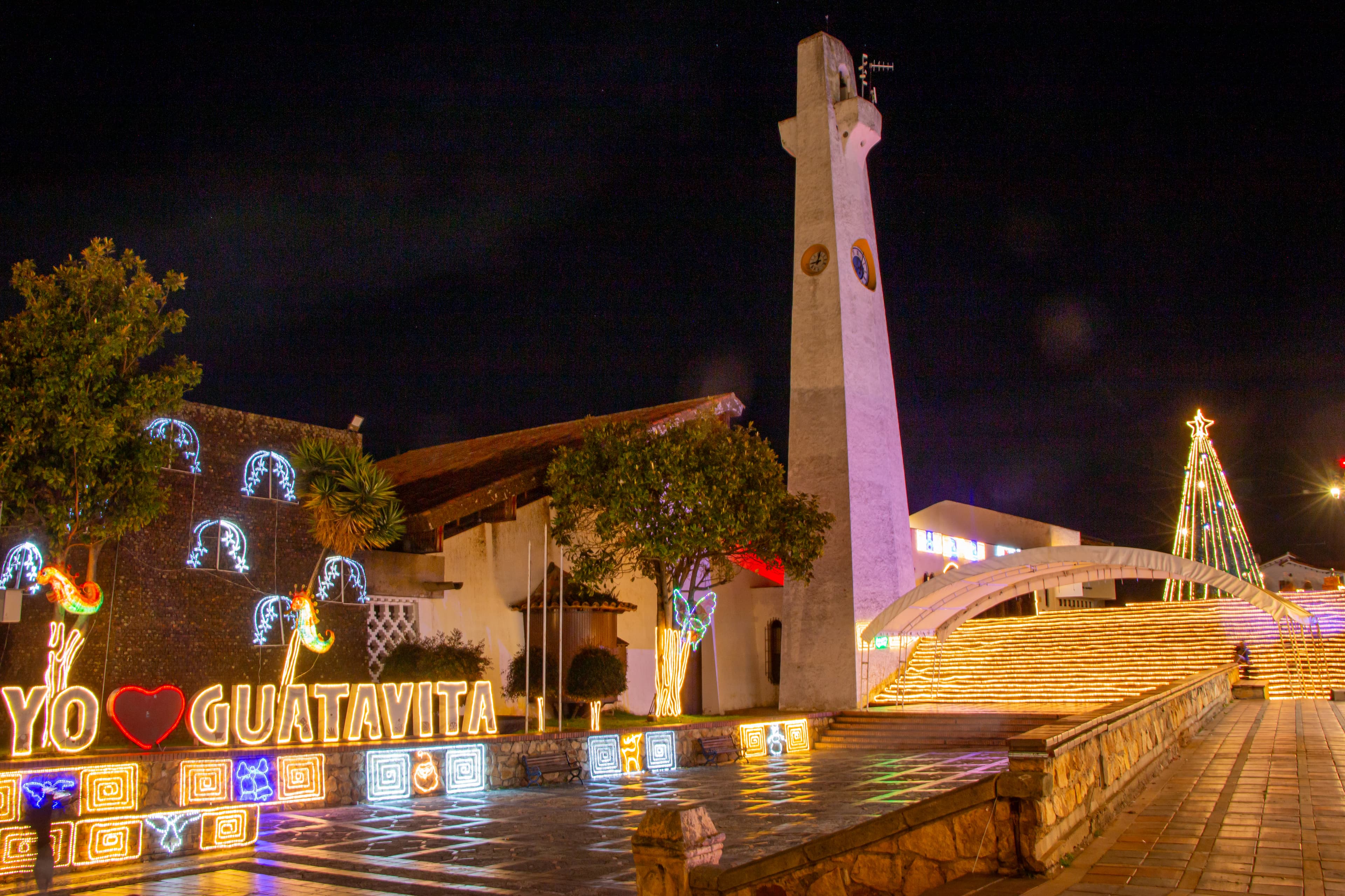 Alumbrado Navideño en Guatavita